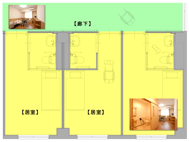 お部屋の間取り図